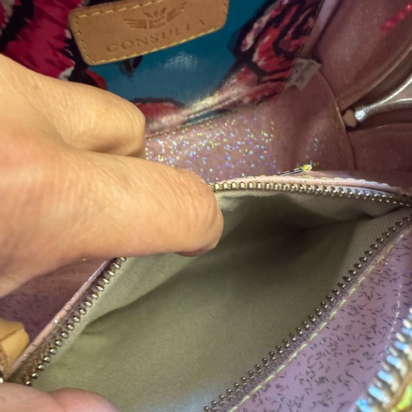 Consuela Brown Leather Backpack with Multicolor Straps main image 6